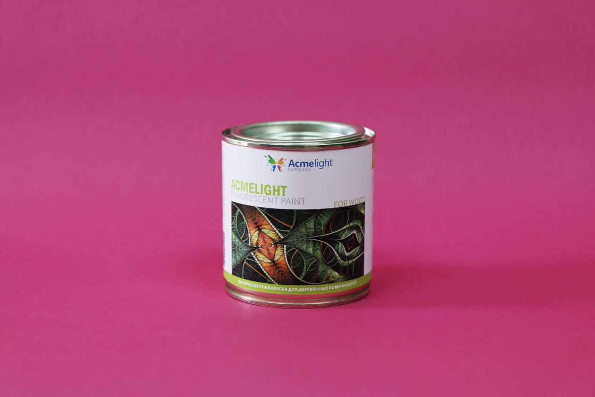 Флуоресцентная краска по дереву AcmeLight Fluorescent paint for Wood синяя 0,25 л
Флуоресцентная краска по дереву AcmeLight Fluorescent paint for Wood синяя 0,25 л