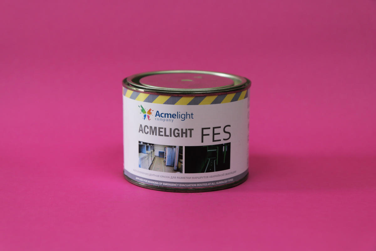 Светящиеся краска для систем безопасности AcmeLight FES, красная с красным свечением, 0,5 л
Светящиеся краска для систем безопасности AcmeLight FES, красная с красным свечением, 0,5 л