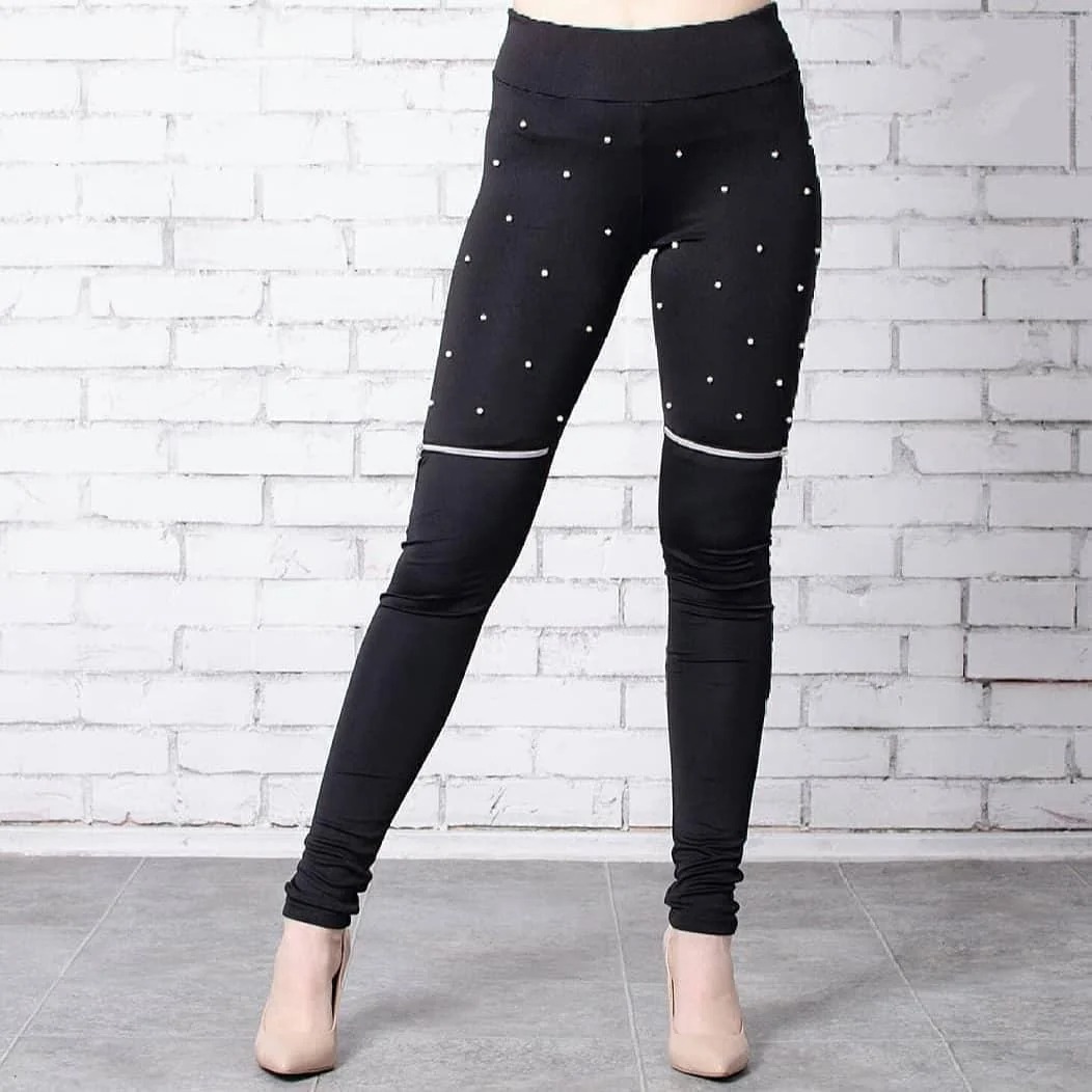 Fashions • Женские лосины с жемчугом и замками Daniel Fashions 42 черный (158-ол)
Fashions • Женские лосины с жемчугом и замками Daniel Fashions 42 черный (158-ол)