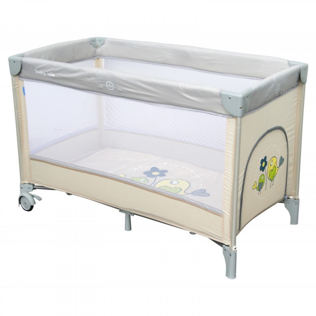 Манеж - кроватка 2 в 1 Baby Mix HR-8052 Bird Бежевый с колесами и матрасом + боковой вход
Манеж - кроватка 2 в 1 Baby Mix HR-8052 Bird Бежевый с колесами и матрасом + боковой вход