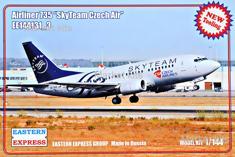 Пассажирський самолет Airliner 735 SkyTeam Czech Air 1:144 Eastern Express (EE144131-03)
Пассажирський самолет Airliner 735 SkyTeam Czech Air 1:144 Eastern Express (EE144131-03)