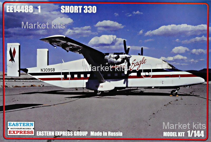 Ближнемагистральный самолет Short 330 "Американский орел" 1:144 Eastern Express (EE14488-01)
Ближнемагистральный самолет Short 330 "Американский орел" 1:144 Eastern Express (EE14488-01)