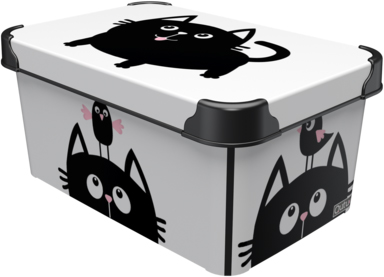 Контейнер для хранения с крышкой Qutu Style Box Meow Black 5 л (STYLE BOX с/к MEOW BLACK 5л.)
Контейнер для хранения с крышкой Qutu Style Box Meow Black 5 л (STYLE BOX с/к MEOW BLACK 5л.)