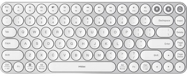 Клавиатура беспроводная Xiaomi MiiiW AIR85 Bluetooth/Wireless White (MWXKT01 White)
Клавиатура беспроводная Xiaomi MiiiW AIR85 Bluetooth/Wireless White (MWXKT01 White)