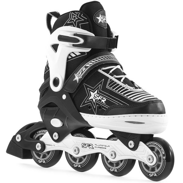 Детские раздвижные ролики SFR Pulsar - Black and White 35.5-39.5 (rk6178)
Детские раздвижные ролики SFR Pulsar - Black and White 35.5-39.5 (rk6178)