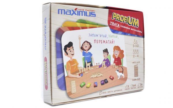 Набор "ProfiUM" развивающая семейная игра, 64 карточки, 36 брусков MAXIMUS (5463)
Набор "ProfiUM" развивающая семейная игра, 64 карточки, 36 брусков MAXIMUS (5463)