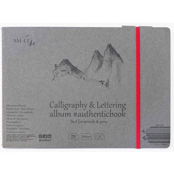 Альбом для каллиграфии леттеринга AUTHENTIC А5 100г/м2 32л белый SMILTAINIS (5KB-32ST )
Альбом для каллиграфии леттеринга AUTHENTIC А5 100г/м2 32л белый SMILTAINIS (5KB-32ST )