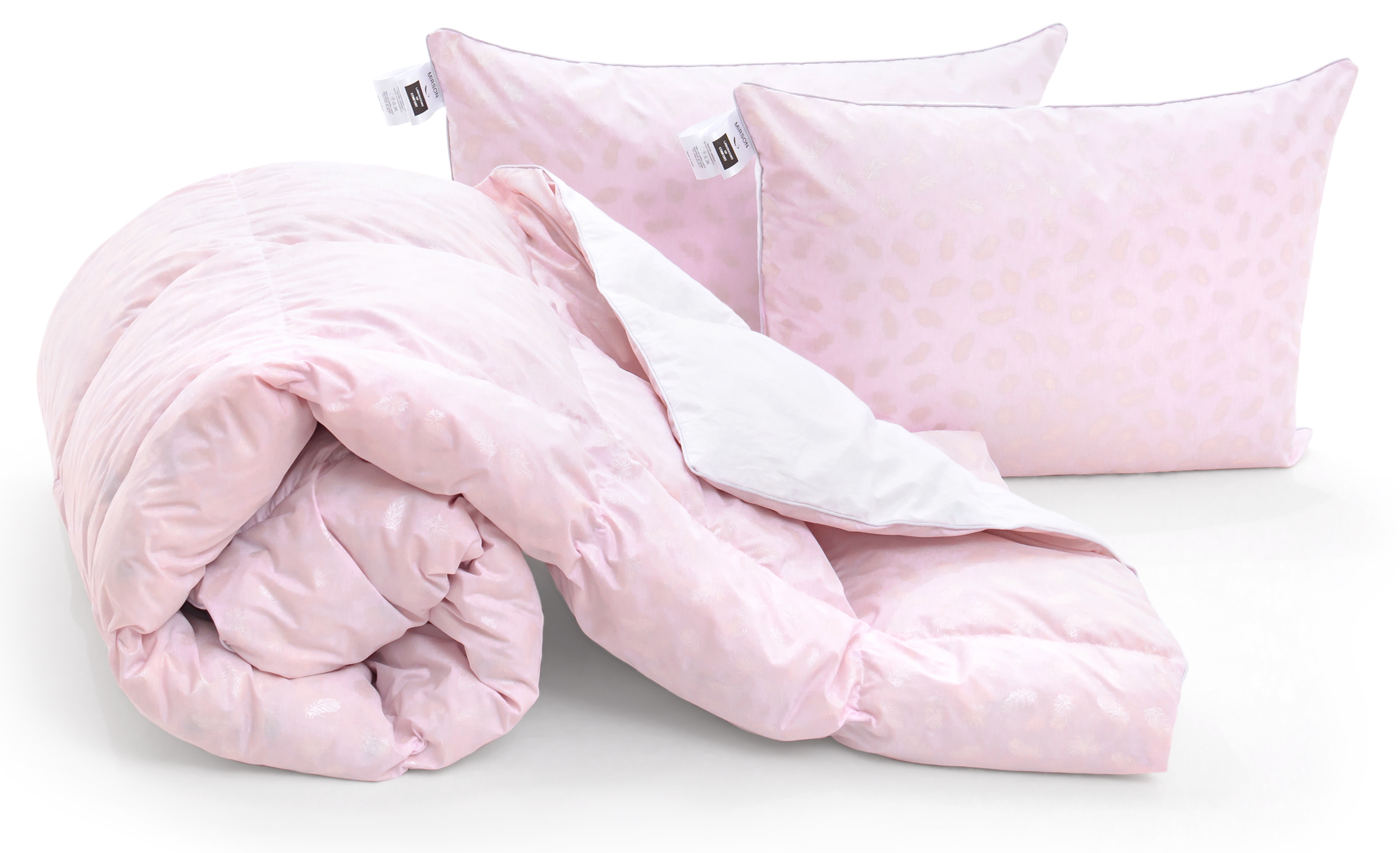 Набор MirSon Karmen 2153 "Bio-Pink" (одеяло + две подушки 50*70 упругие) 172х205 см + 50х70 см 2шт италия, био-пух
Набор MirSon Karmen 2153 "Bio-Pink" (одеяло + две подушки 50*70 упругие) 172х205 см + 50х70 см 2шт италия, био-пух