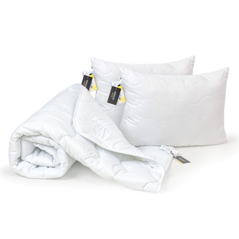 Набор MirSon 1678 Eco Light White (одеяло + две подушки) 140х205 см + 50х70 см 2шт италия, шерсть
Набор MirSon 1678 Eco Light White (одеяло + две подушки) 140х205 см + 50х70 см 2шт италия, шерсть