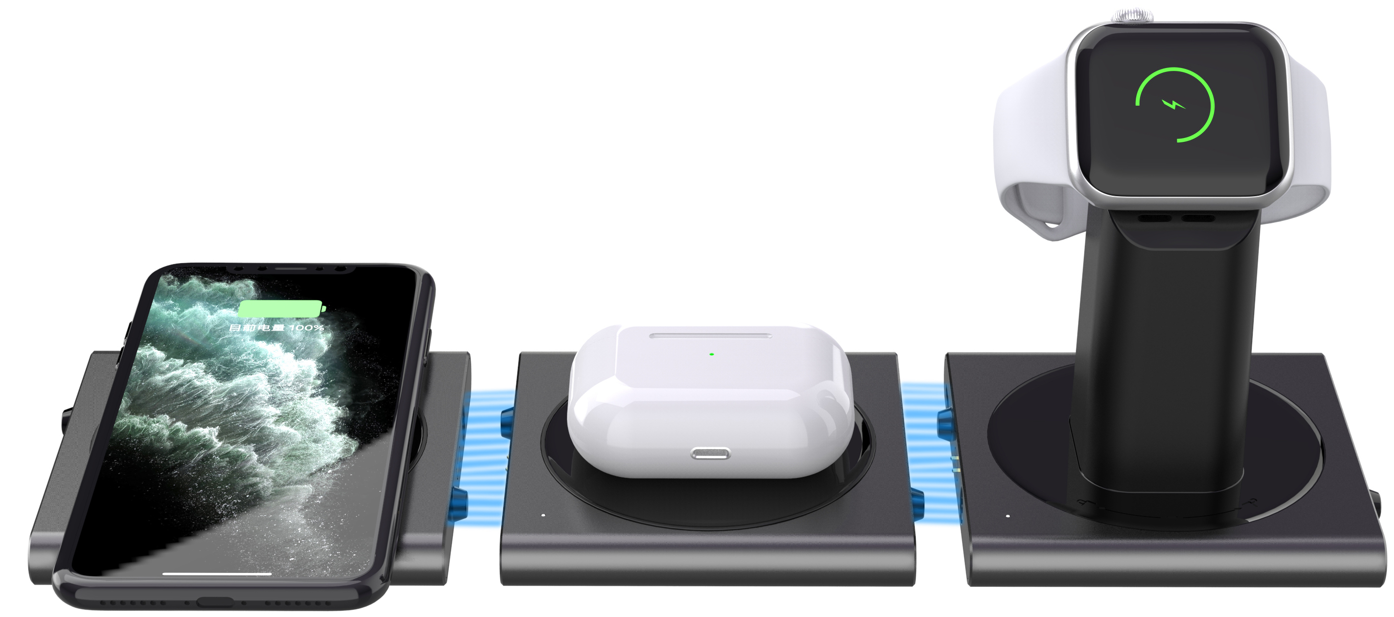 Беспроводная зарядка STR Power Base Magnetic Wireless Charger 3in1 (iPhone | Apple Watch | AirPods) - Black STR
Беспроводная зарядка STR Power Base Magnetic Wireless Charger 3in1 (iPhone | Apple Watch | AirPods) - Black STR