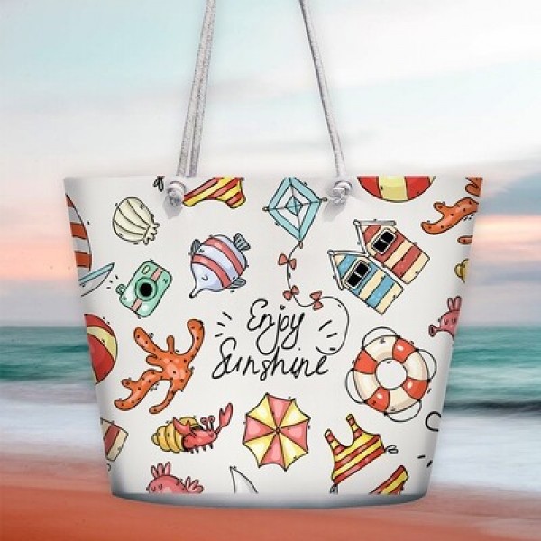 Сумка пляжная с принтом "Enjoy sunshine" Malibu сумка для пляжа с разноцветным принтом и застежкой молнией
Сумка пляжная с принтом "Enjoy sunshine" Malibu сумка для пляжа с разноцветным принтом и застежкой молнией