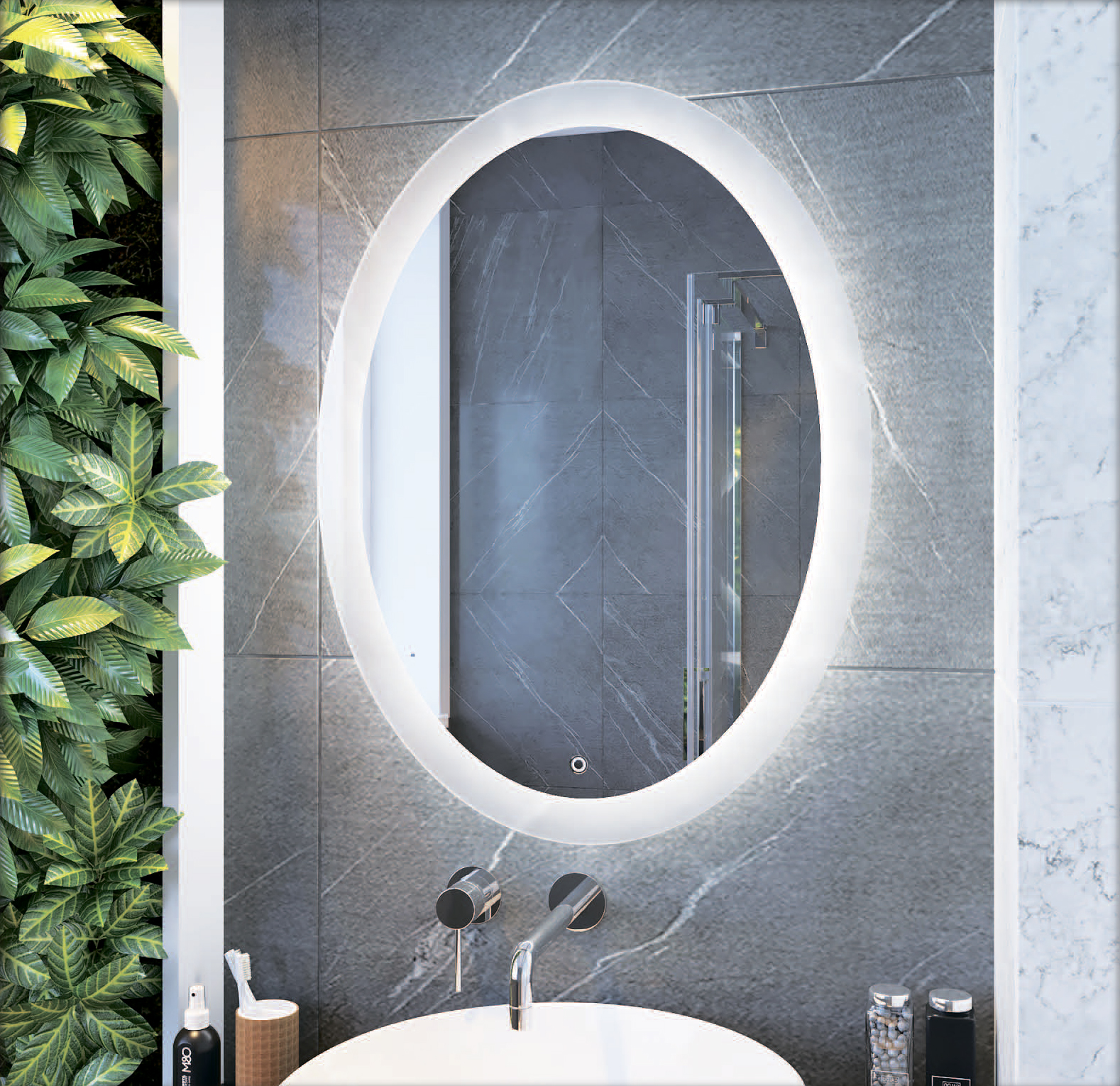 Led зеркало с подсветкой в ванную комнату DecorLed "Kadis" ZSL-022 (600*800)
Led зеркало с подсветкой в ванную комнату DecorLed "Kadis" ZSL-022 (600*800)