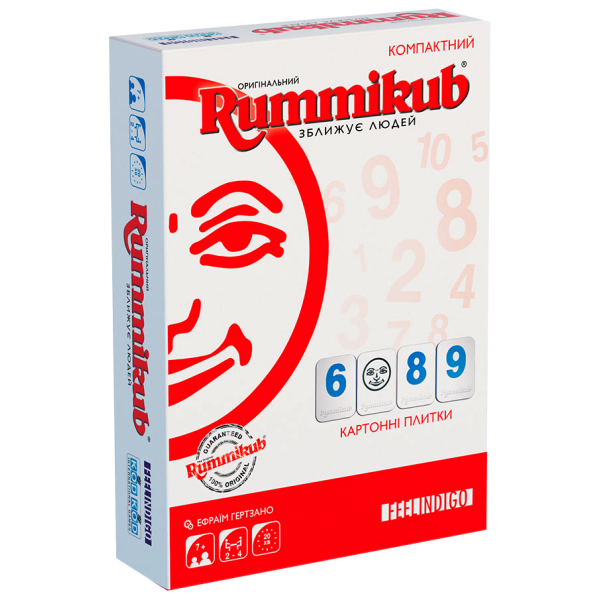 Настольная игра Feelindigo Руммикуб Красный (Rummikub Lite) ( FI8500 )
Настольная игра Feelindigo Руммикуб Красный (Rummikub Lite) ( FI8500 )