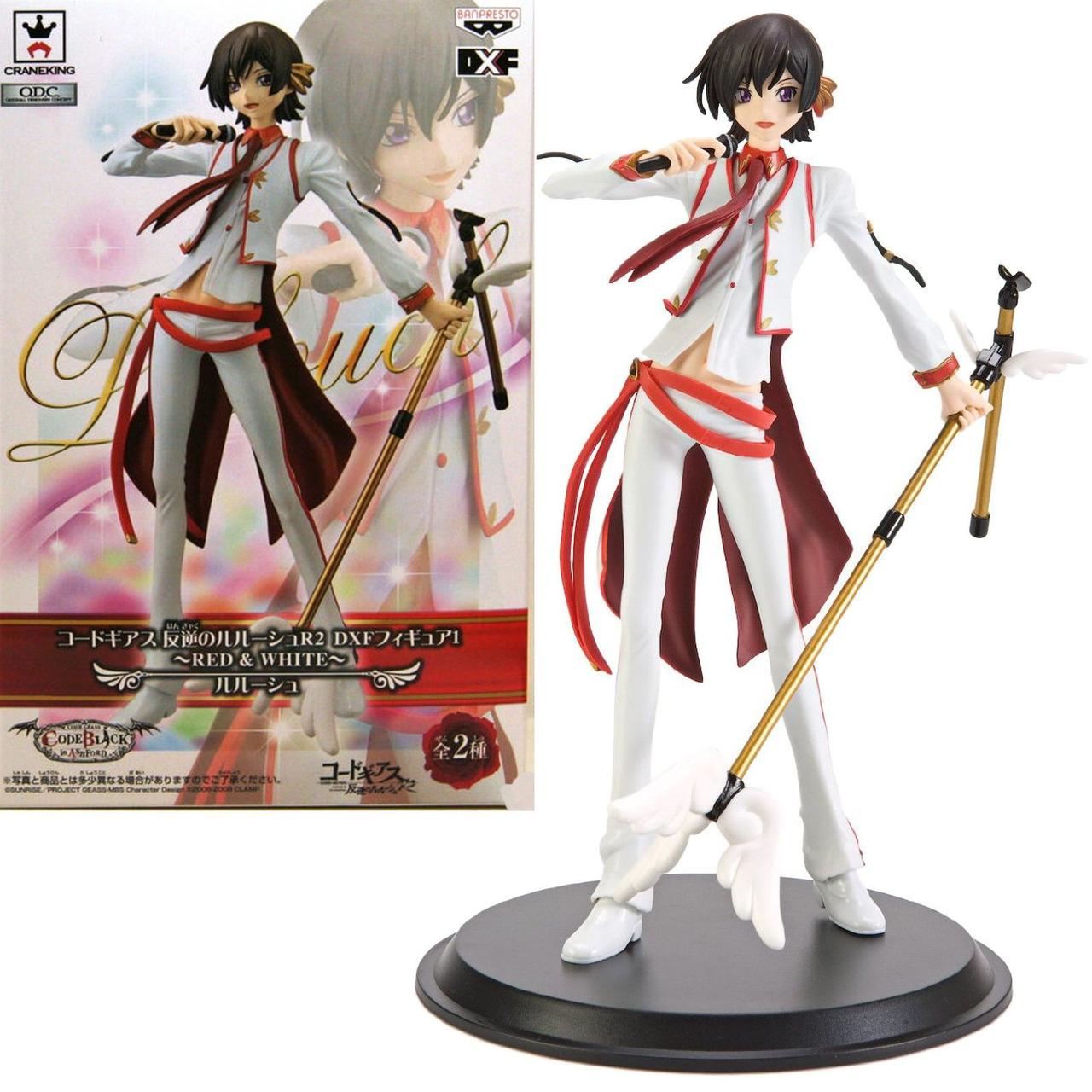 Фігурка Banpresto Лелуш Ламперуж Код Гиасс Lelouch Lamperouge Code Geass 18 см СG RW 1152
Фігурка Banpresto Лелуш Ламперуж Код Гиасс Lelouch Lamperouge Code Geass 18 см СG RW 1152