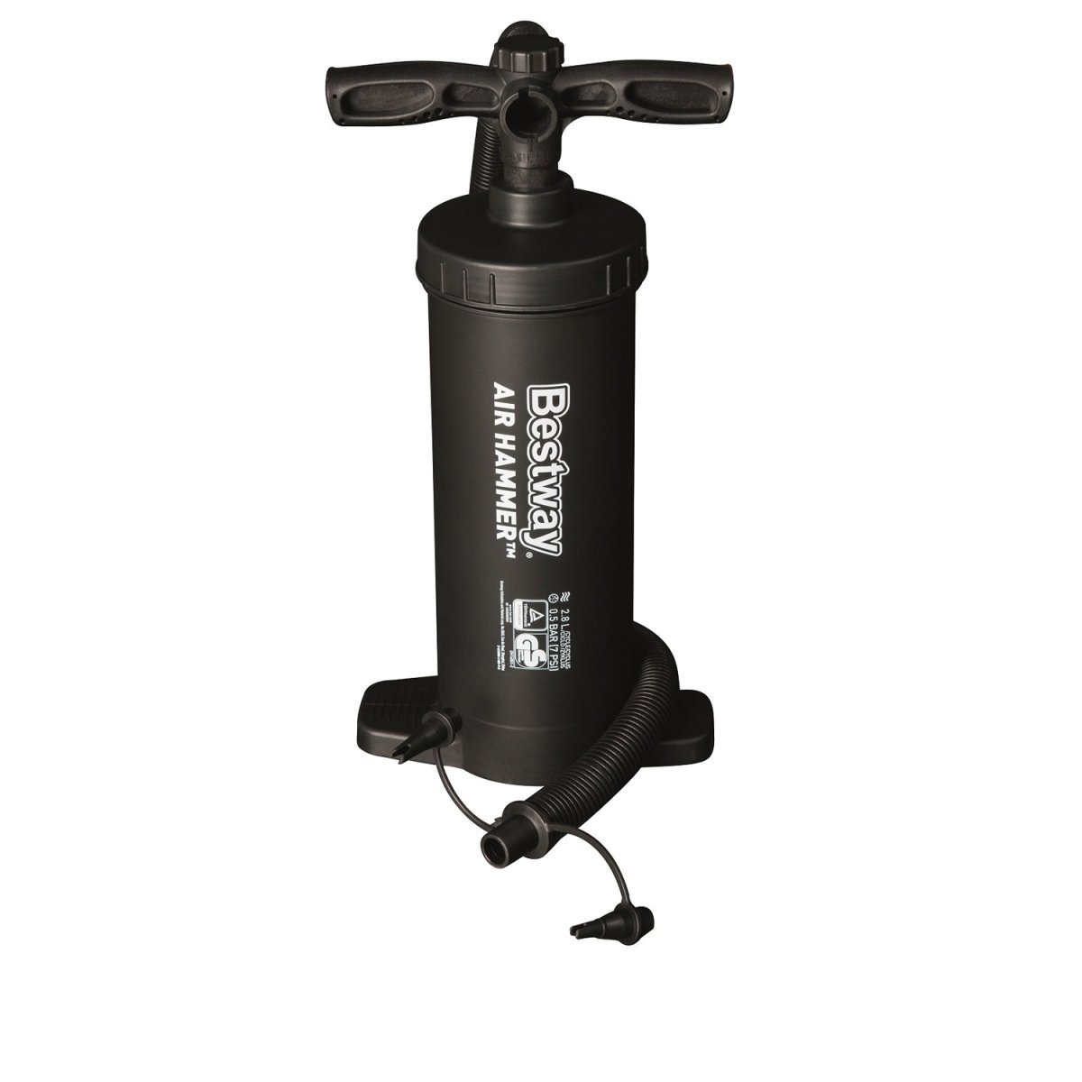 Универсальный ручной насос Bestway 62086 Air Hammer с тремя насадками объем 2,8 л черный (in-62086)
Универсальный ручной насос Bestway 62086 Air Hammer с тремя насадками объем 2,8 л черный (in-62086)