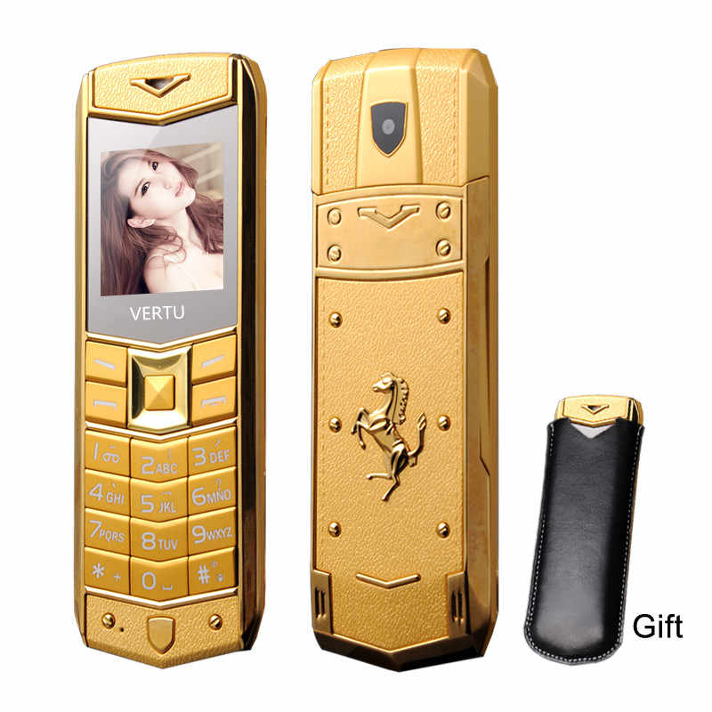 Мобільний телефон H-Mobile A8 (Mafam A8) gold. Vertu design 1" 2000 mAh 2 SIM
Мобільний телефон H-Mobile A8 (Mafam A8) gold. Vertu design 1" 2000 mAh 2 SIM