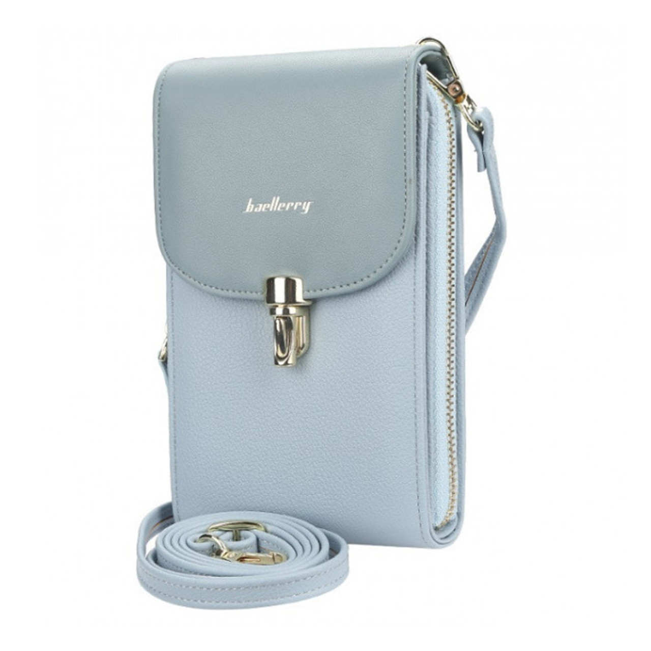 Женский кошелек-сумка Baellerry N8593 Blue вертикальная на плечо для денег банковских карт телефона (K/OPT2-4191-11988)
Женский кошелек-сумка Baellerry N8593 Blue вертикальная на плечо для денег банковских карт телефона (K/OPT2-4191-11988)