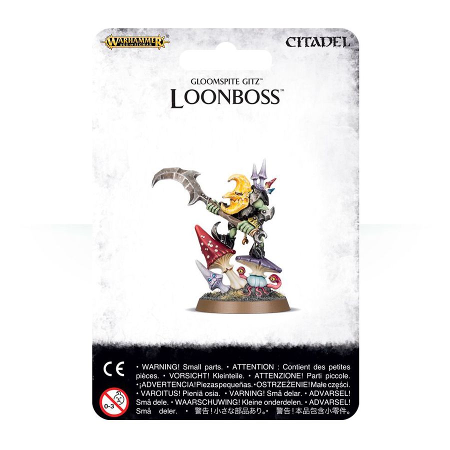 Настольная игра Games Workshop Warhammer Age Of Sigmar GLOOMSPITE GITZ LOONBOSS (99070209006) (5011921076673)
Настольная игра Games Workshop Warhammer Age Of Sigmar GLOOMSPITE GITZ LOONBOSS (99070209006) (5011921076673)
