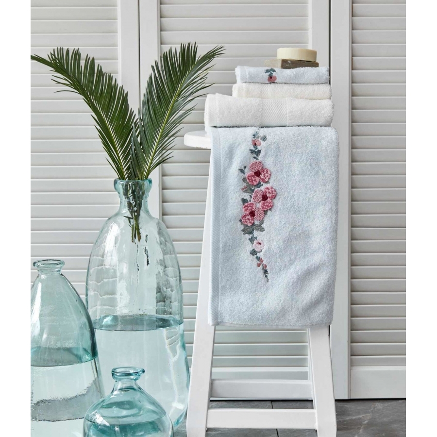 Набор полотенец Karaca Home Orion su yesil offwhite 4 шт. 30х50+50х90 см Голубой турция, хлопок
Набор полотенец Karaca Home Orion su yesil offwhite 4 шт. 30х50+50х90 см Голубой турция, хлопок