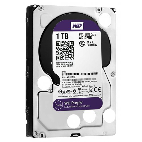 Жесткий диск WD Purple Surveillance Hard Drive 10PURZ - Festplatte - 1 TB - inte (WD10PURZ) Новое
Жесткий диск WD Purple Surveillance Hard Drive 10PURZ - Festplatte - 1 TB - inte (WD10PURZ) Новое