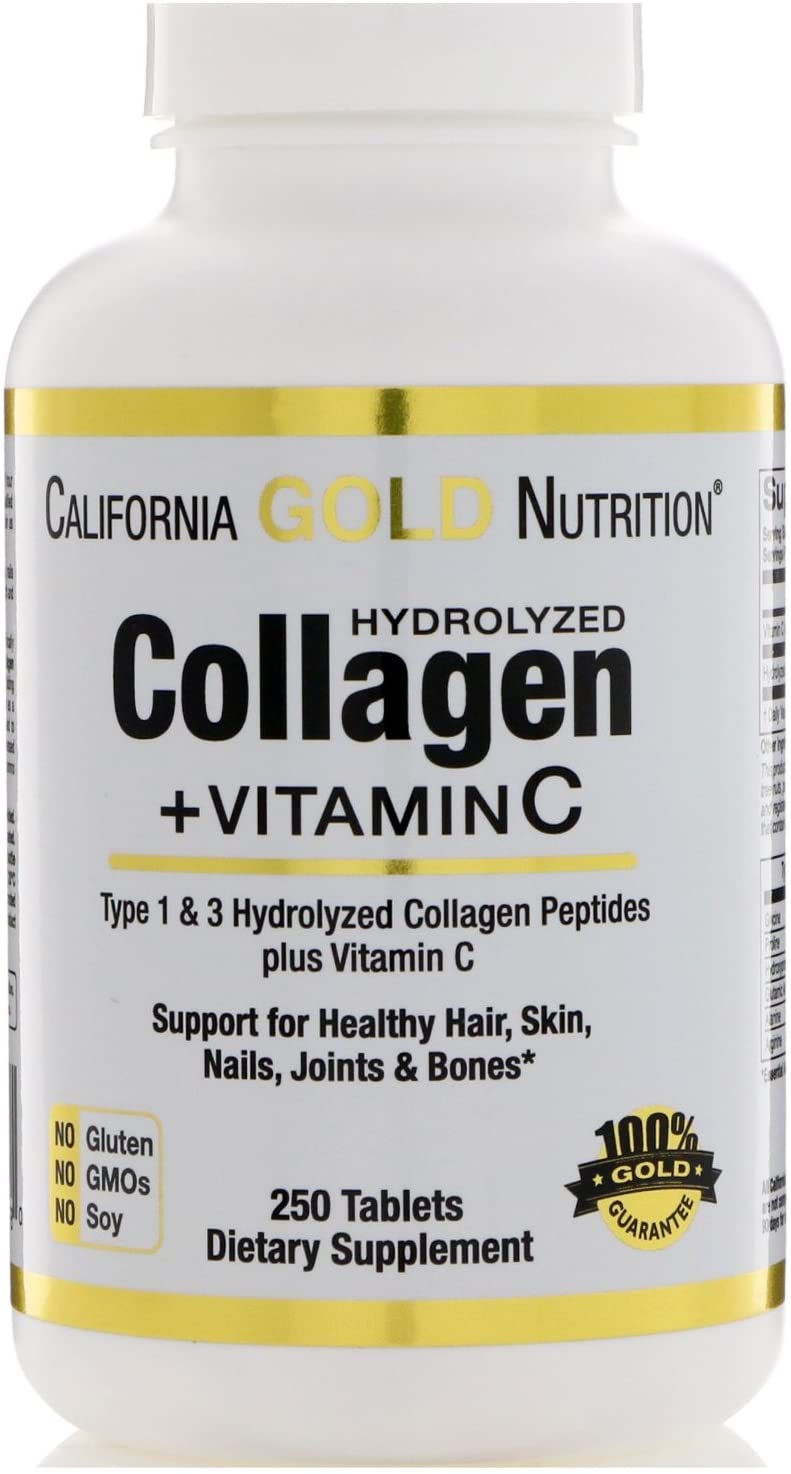 California Gold Nutrition Collagen Peptides Type 1+3 + Vitamin C 250 таблеток (4384303742)
California Gold Nutrition Collagen Peptides Type 1+3 + Vitamin C 250 таблеток (4384303742)