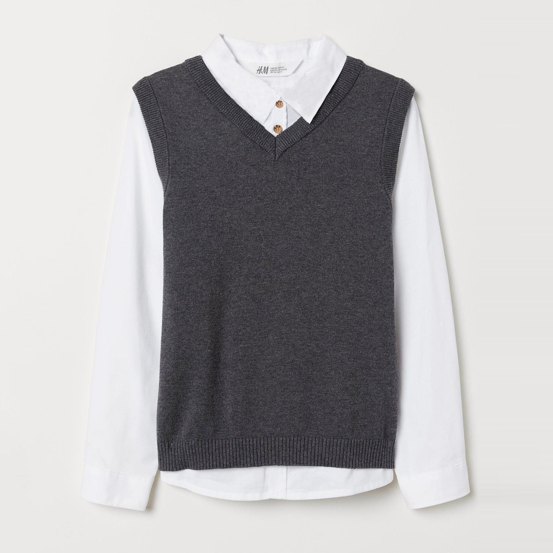 Комплект (рубашка + жилетка) H&M 1176872 140 см Белый/Серый (EZH2000000166018)
Комплект (рубашка + жилетка) H&M 1176872 140 см Белый/Серый (EZH2000000166018)