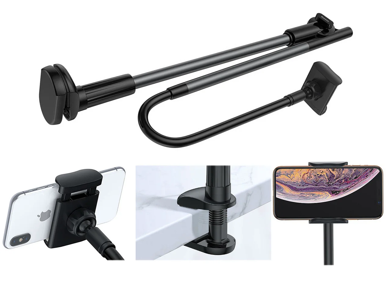 Подставка для планшета и телефона BASEUS Unlimited adjustment lazy Holder Черный
Подставка для планшета и телефона BASEUS Unlimited adjustment lazy Holder Черный
