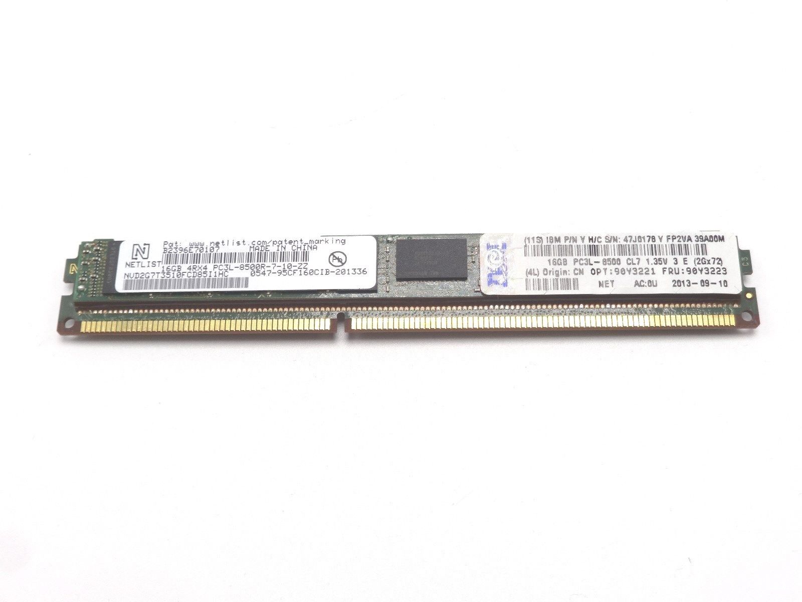 Оперативная память IBM 16GB (1x16GB, 4Rx4, 1.35V) PC3L-8500 CL7 ECC DDR3 (90Y3223) Новое
Оперативная память IBM 16GB (1x16GB, 4Rx4, 1.35V) PC3L-8500 CL7 ECC DDR3 (90Y3223) Новое