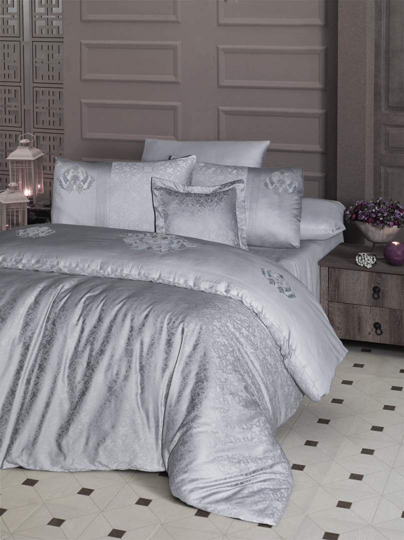 Комплект постельного белья First Choice VIP Moon Light Сатин 200х220 "Mirabel Gri"
Комплект постельного белья First Choice VIP Moon Light Сатин 200х220 "Mirabel Gri"