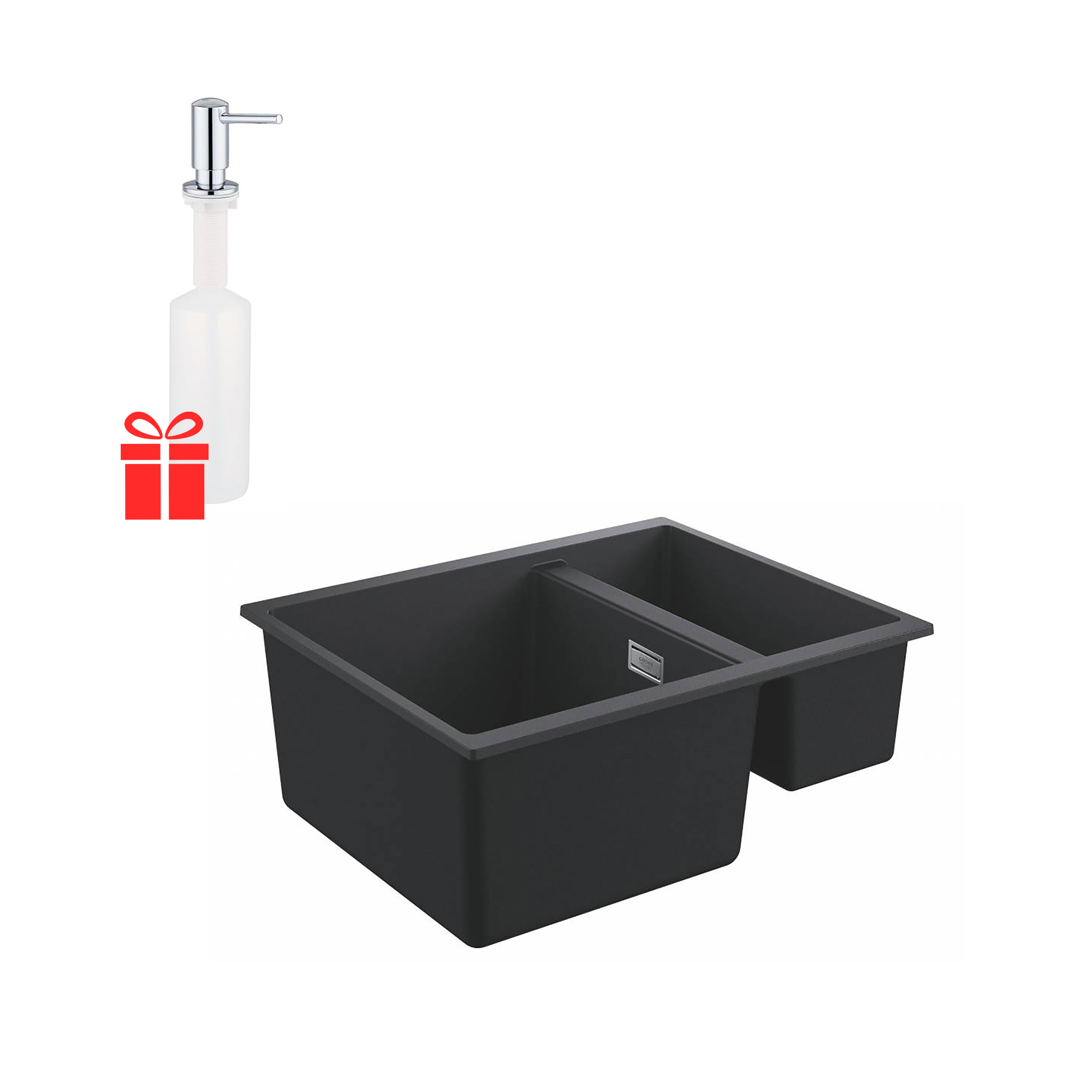 Набор Grohe мойка кухонная K500 31648AP0 + дозатор для моющего средства Contemporary 40536000
Набор Grohe мойка кухонная K500 31648AP0 + дозатор для моющего средства Contemporary 40536000