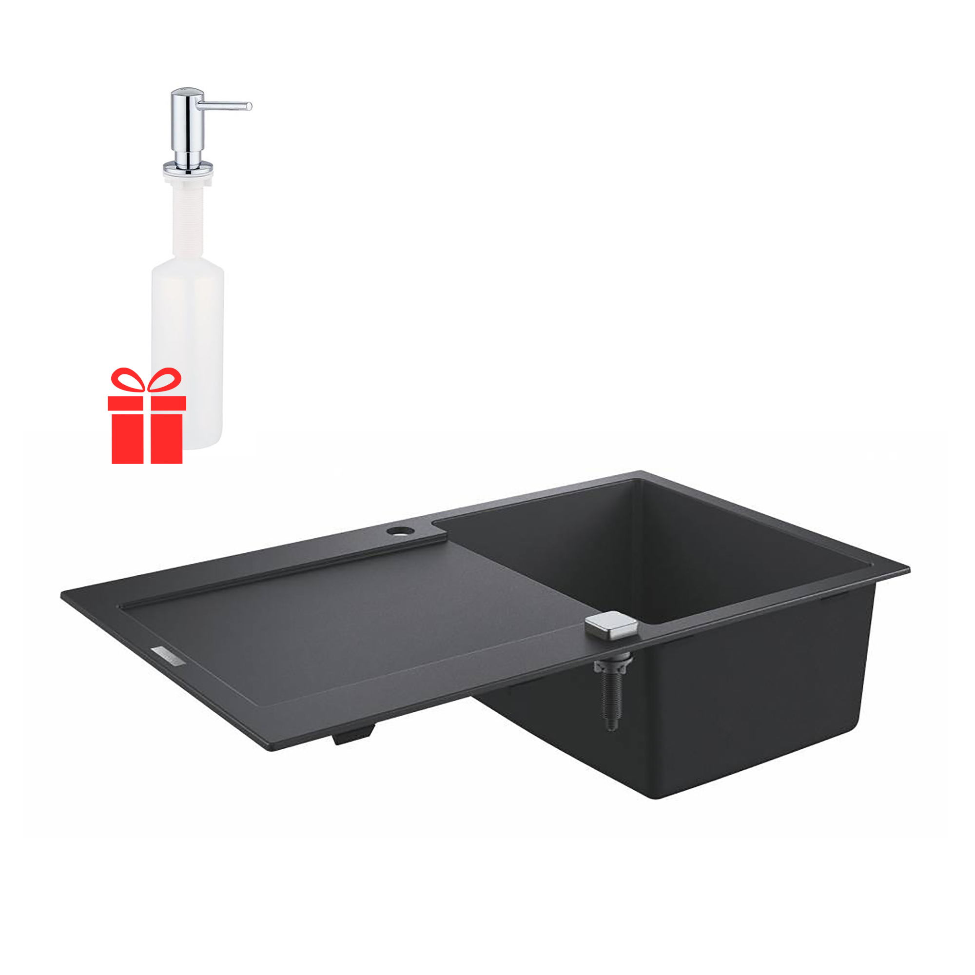 Набор Grohe мойка кухонная K500 31644AP0 + дозатор для моющего средства Contemporary 40536000
Набор Grohe мойка кухонная K500 31644AP0 + дозатор для моющего средства Contemporary 40536000