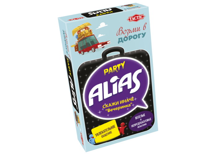 Настольная игра Tactic Пати Алиас. Дорожная версия (Алиас для вечеринок компактный, Party Alias) (58792)
Настольная игра Tactic Пати Алиас. Дорожная версия (Алиас для вечеринок компактный, Party Alias) (58792)