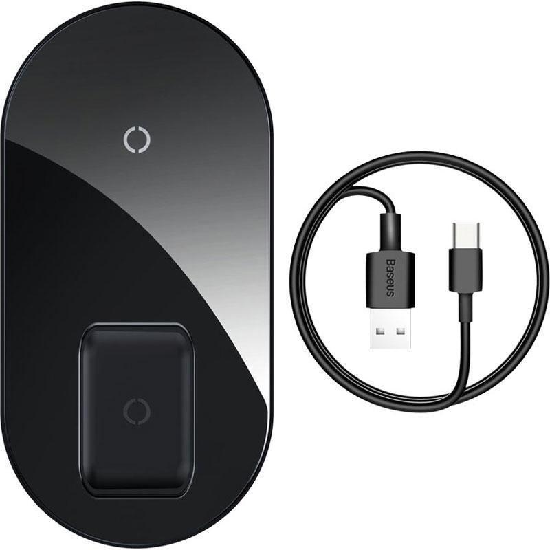 Беспроводное зарядное устройство Baseus Simple 2in1 Pro Edition WXJK-C01 (Phone + Pods) Black
Беспроводное зарядное устройство Baseus Simple 2in1 Pro Edition WXJK-C01 (Phone + Pods) Black