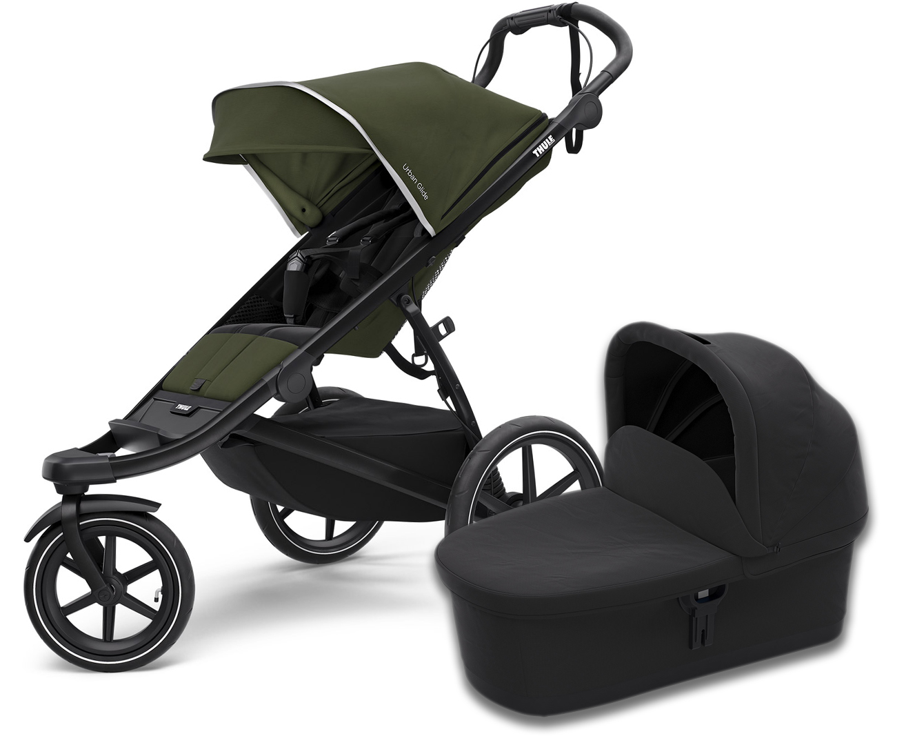 Детская коляска с люлькой Thule Urban Glide2 (Cypress Green on Black) (TH 10101944-20110748)
Детская коляска с люлькой Thule Urban Glide2 (Cypress Green on Black) (TH 10101944-20110748)
