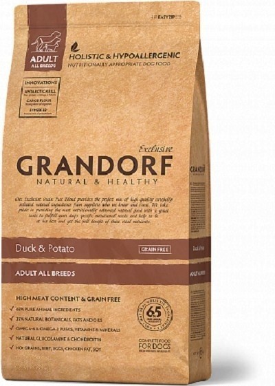 Сухой корм Grandorf Duck & Potato All Breeds с уткой для взрослых собак всех пород 3 кг
Сухой корм Grandorf Duck & Potato All Breeds с уткой для взрослых собак всех пород 3 кг