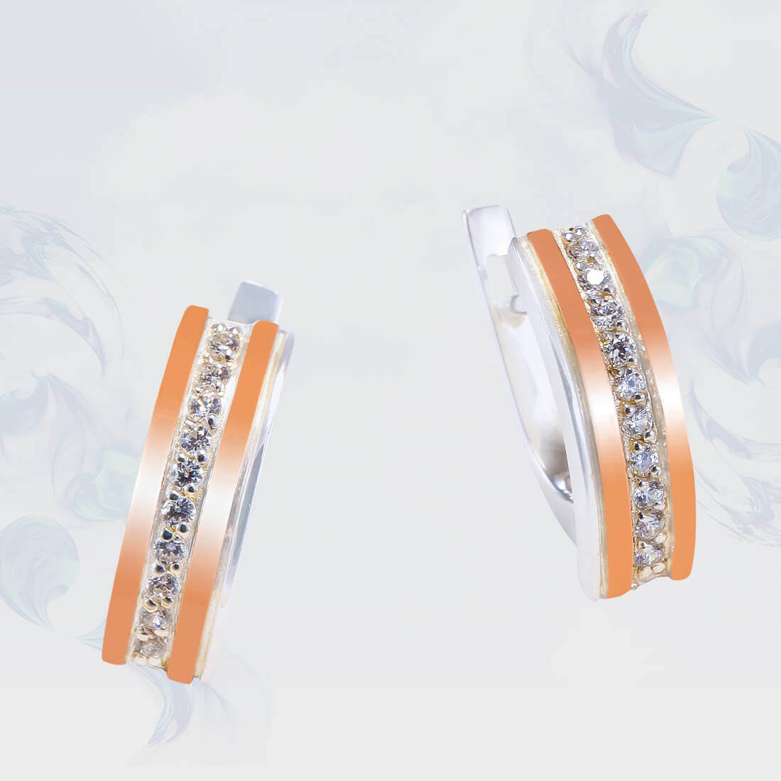 Серьги из серебра с золотыми вставками SilverUA модель 201
Серьги из серебра с золотыми вставками SilverUA модель 201