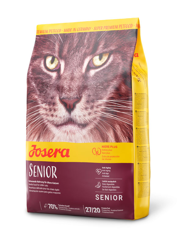 Сухой корм Josera Senior для пожилых кошек и кошек с почечной недостаточностью с птицей 10 kg
Сухой корм Josera Senior для пожилых кошек и кошек с почечной недостаточностью с птицей 10 kg