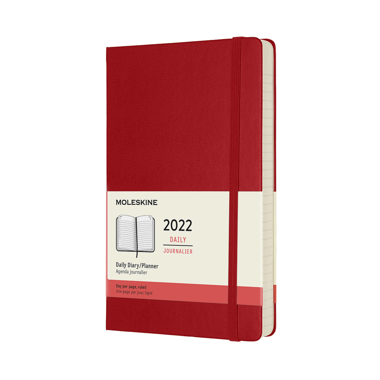 Ежедневник Moleskine 2022 Датированный Средний (13х21 см) 400 страниц Красный (8056420855630)
Ежедневник Moleskine 2022 Датированный Средний (13х21 см) 400 страниц Красный (8056420855630)