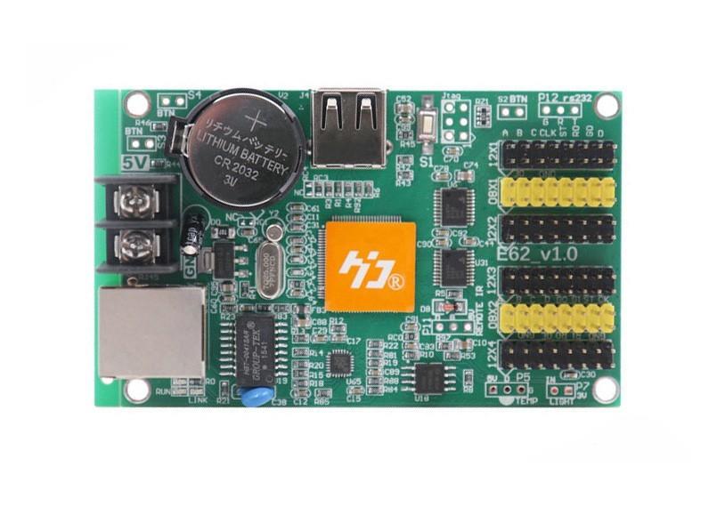 Контроллер Huidu HD-Е62 для LED дисплея бегущей строки светодиодного рекламного экрана (6947742)
Контроллер Huidu HD-Е62 для LED дисплея бегущей строки светодиодного рекламного экрана (6947742)