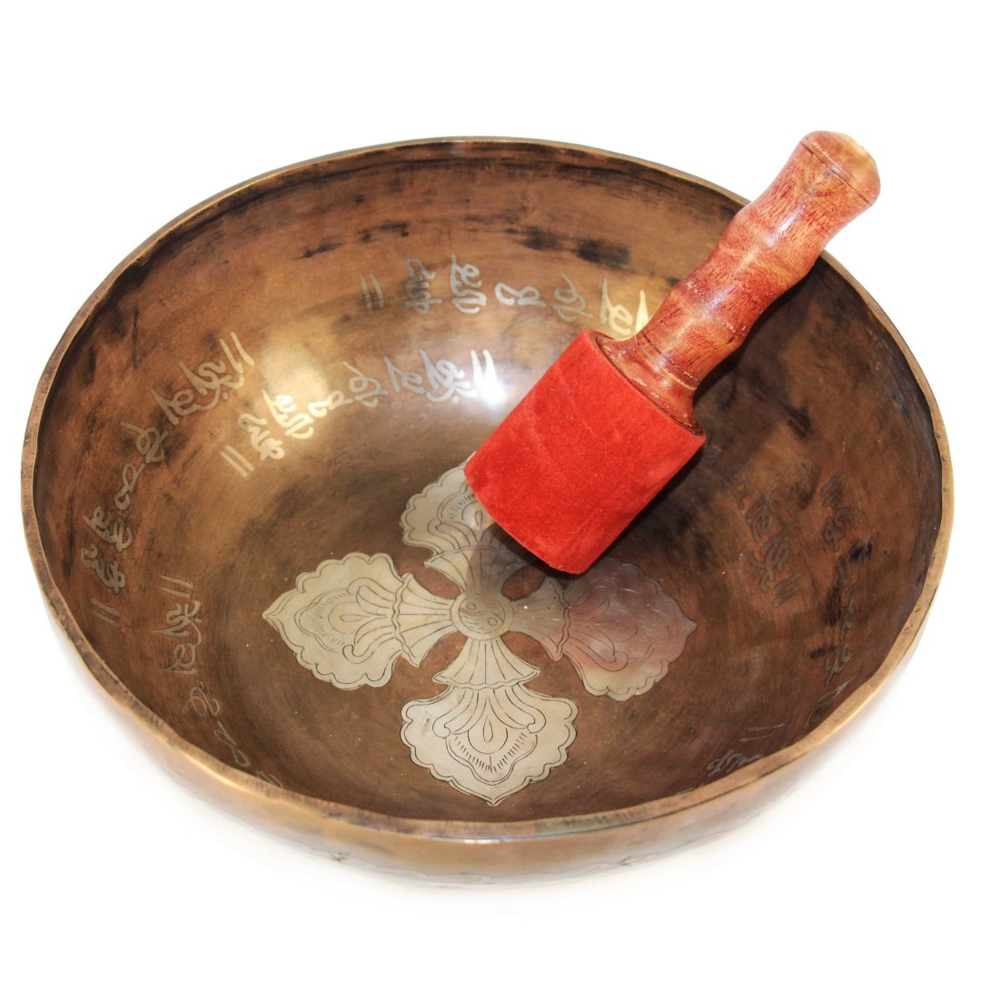 Поющая кованая чаша Ваджра арт 90077v 
Поющая кованая чаша Ваджра арт 90077v