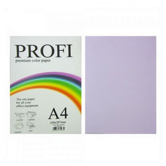 PROFI Бумага офисная цветная A4 80г / м 500л пастель лиловый Light Lavender 36433
PROFI Бумага офисная цветная A4 80г / м 500л пастель лиловый Light Lavender 36433