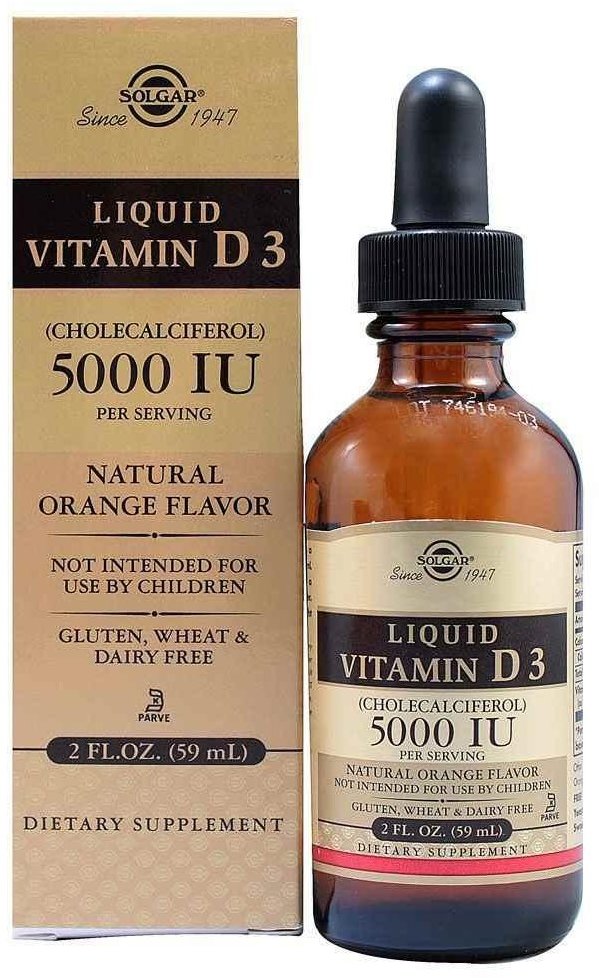 Витамины Solgar Liquid Vitamin D3 (Cholecalciferol) 5000 Iu 59 ml Orange Flavor Жидкий витамин D3
Витамины Solgar Liquid Vitamin D3 (Cholecalciferol) 5000 Iu 59 ml Orange Flavor Жидкий витамин D3