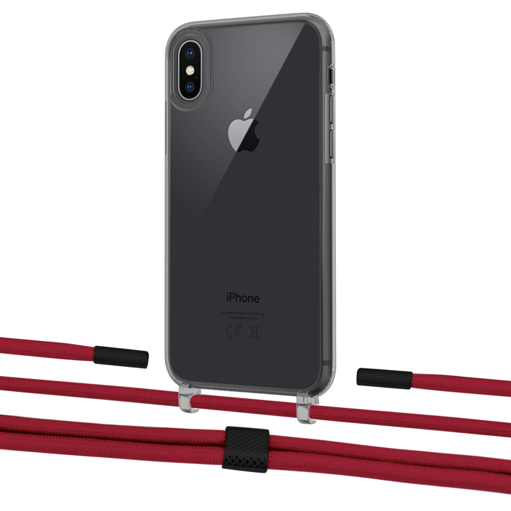 Чехол Upex Crossbody Protection Case для iPhone XS | X Dark with Twine Red and Fausset Matte Black
Чехол Upex Crossbody Protection Case для iPhone XS | X Dark with Twine Red and Fausset Matte Black