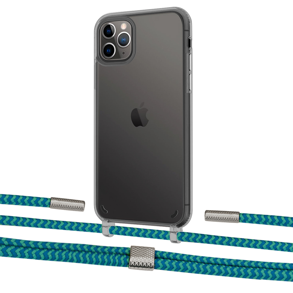 Чехол Upex Crossbody Protection Case для iPhone 11 Pro Max Dark with Twine Cyan and Fausset Silver
Чехол Upex Crossbody Protection Case для iPhone 11 Pro Max Dark with Twine Cyan and Fausset Silver