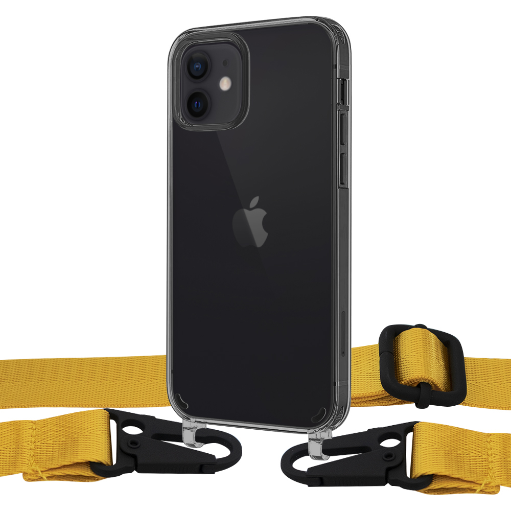 Чехол Upex Crossbody Protection Case для iPhone 12 | 12 Pro Dark with Harness Pineapple
Чехол Upex Crossbody Protection Case для iPhone 12 | 12 Pro Dark with Harness Pineapple
