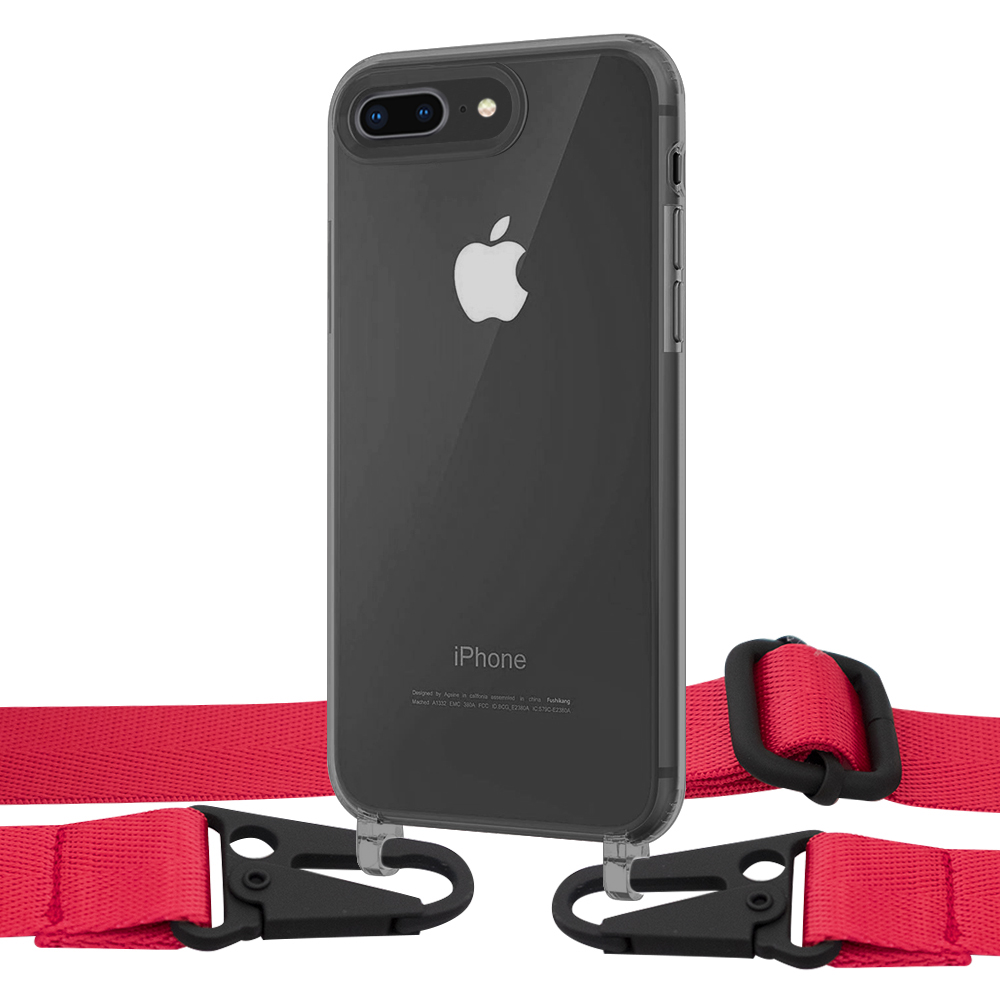 Чехол Upex Crossbody Protection Case для iPhone 8 Plus | 7 Plus Dark with Harness Red 
Чехол Upex Crossbody Protection Case для iPhone 8 Plus | 7 Plus Dark with Harness Red