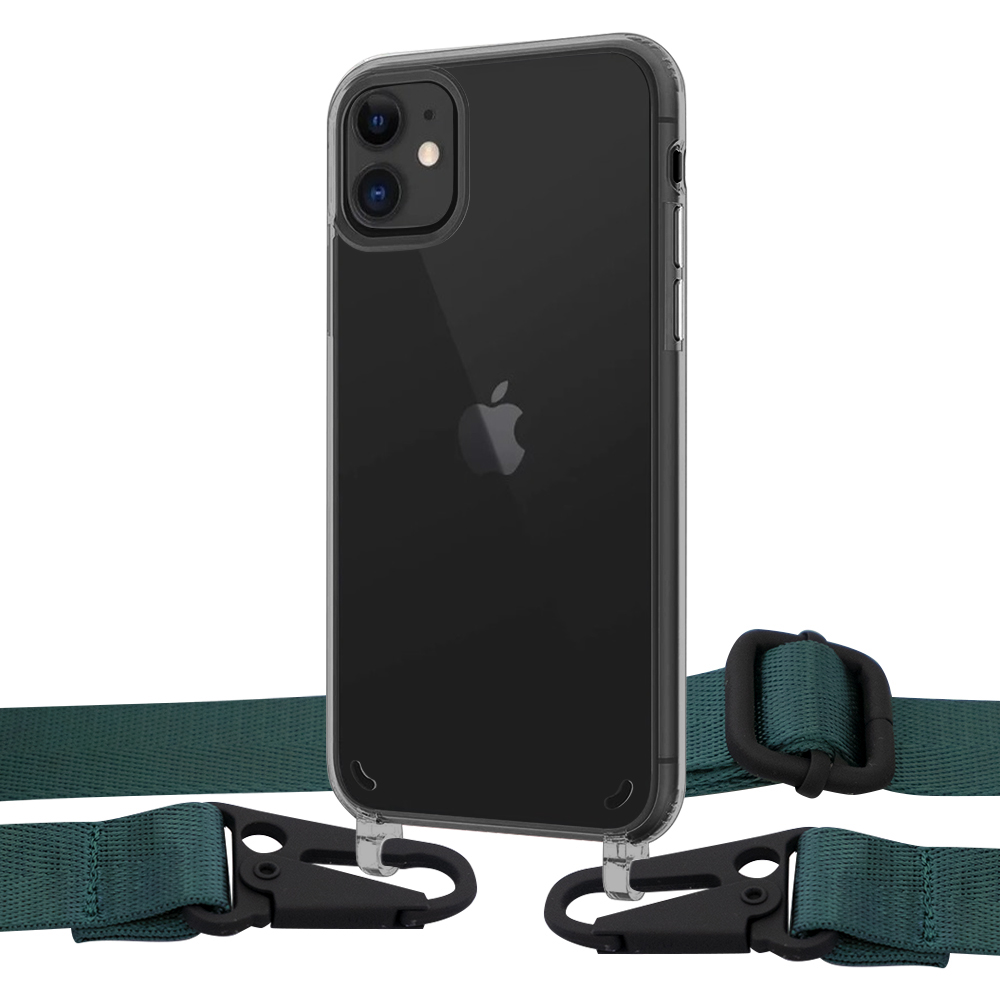 Чехол Upex Crossbody Protection Case для iPhone 11 Dark with Harness Cyprus Green
Чехол Upex Crossbody Protection Case для iPhone 11 Dark with Harness Cyprus Green