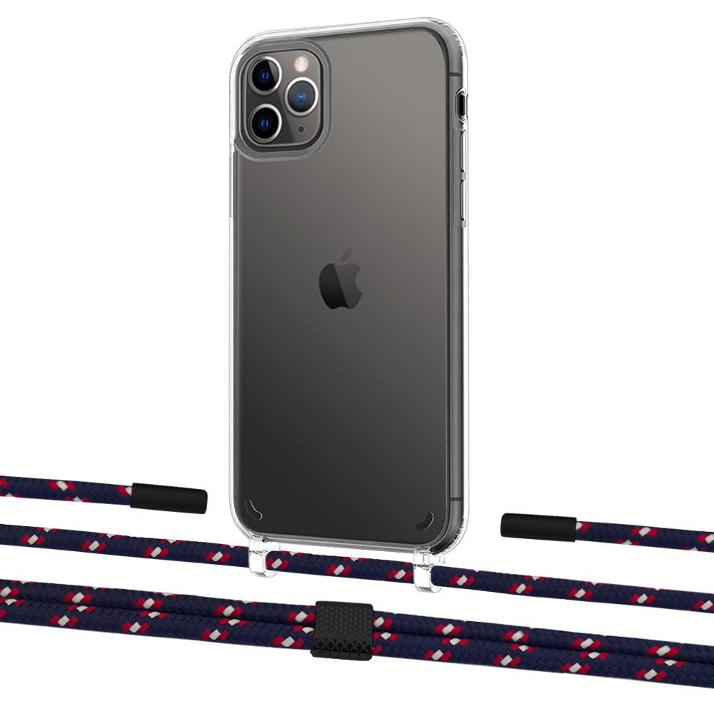 Чехол Upex Crossbody Protection Case для iPhone 11 Pro Max Crystal with Twine Blue Marine and Fausset Matte Black
Чехол Upex Crossbody Protection Case для iPhone 11 Pro Max Crystal with Twine Blue Marine and Fausset Matte Black