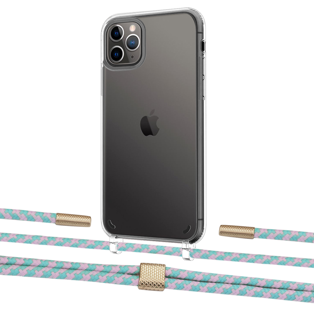 Чехол Upex Crossbody Protection Case для iPhone 11 Pro Max Crystal with Twine Turquoise and Fausset Gold
Чехол Upex Crossbody Protection Case для iPhone 11 Pro Max Crystal with Twine Turquoise and Fausset Gold