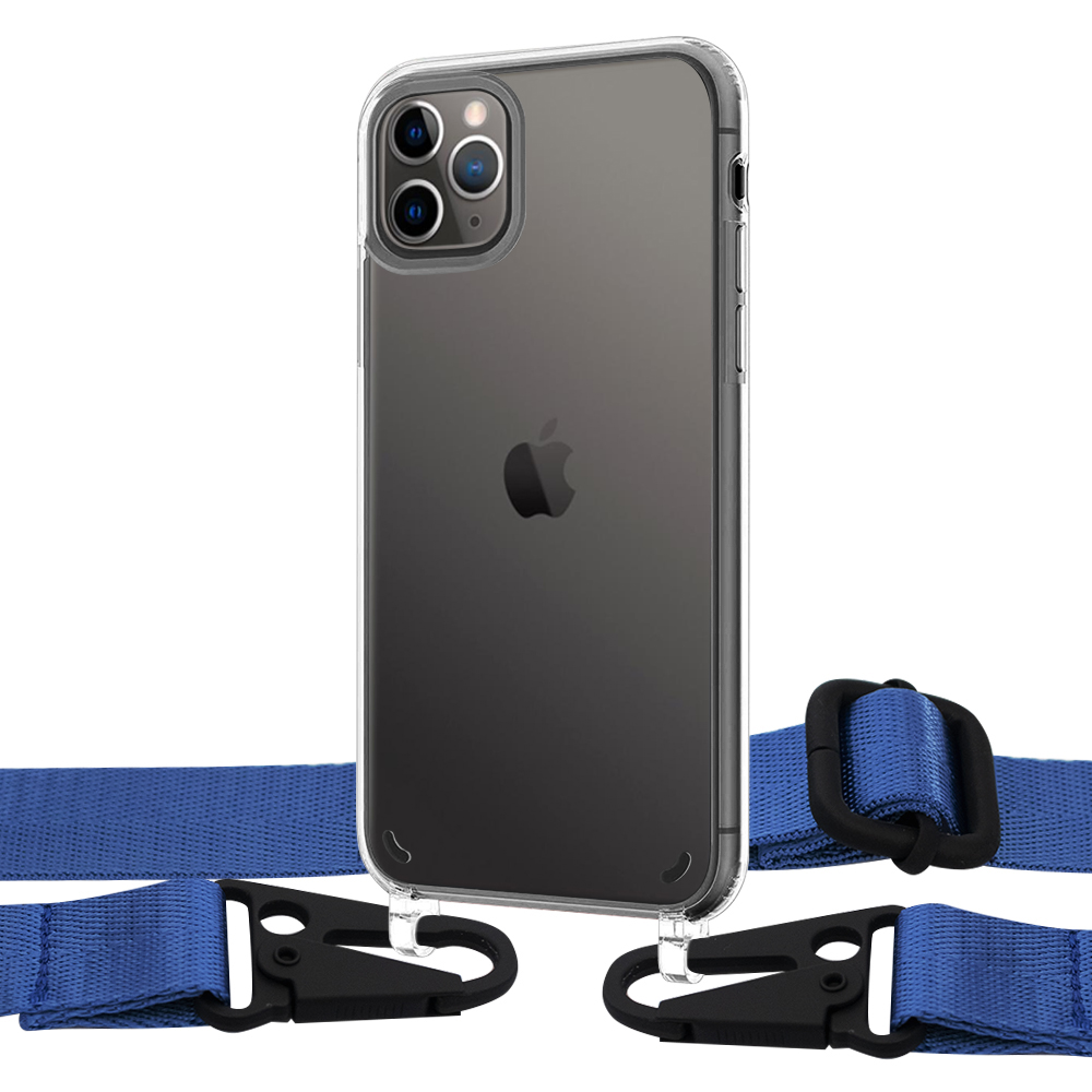 Чехол Upex Crossbody Protection Case для iPhone 11 Pro Max Crystal with Harness Capri Blue
Чехол Upex Crossbody Protection Case для iPhone 11 Pro Max Crystal with Harness Capri Blue
